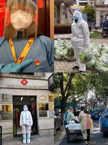 科学学所党员下沉一线参与社区抗疫工作1